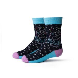 Two Left Feet- Kids Socks-- "Game On"